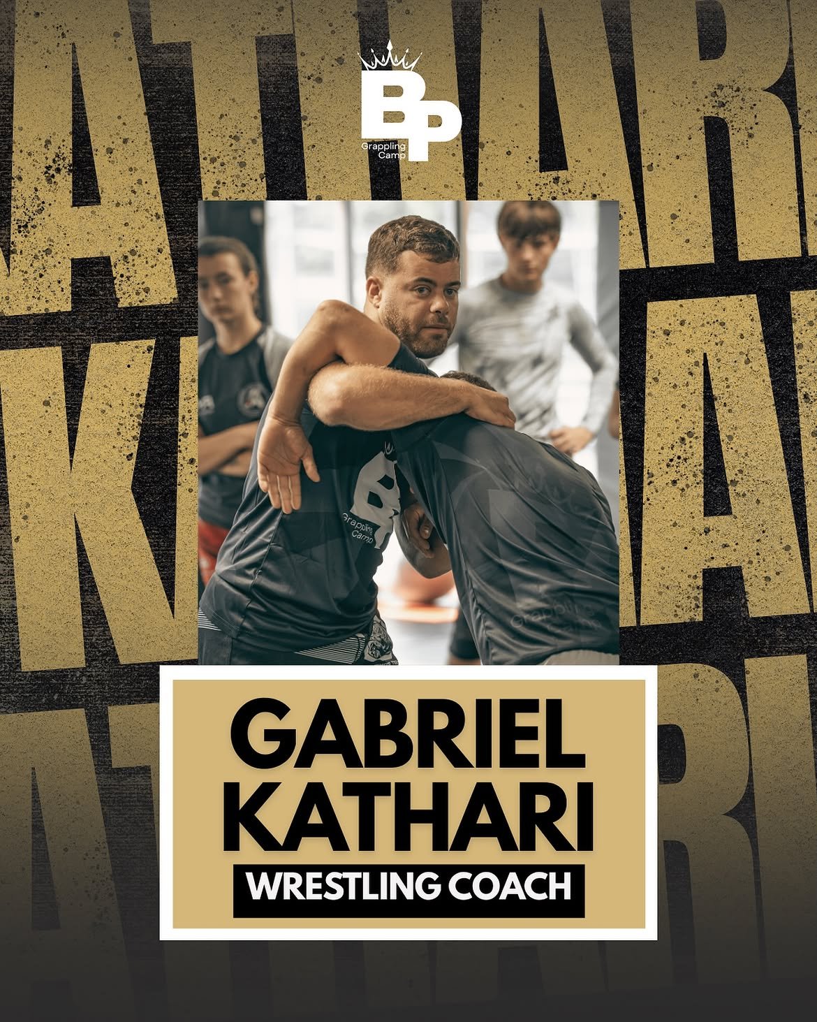 Gabriel Kathari, coach de wrestling