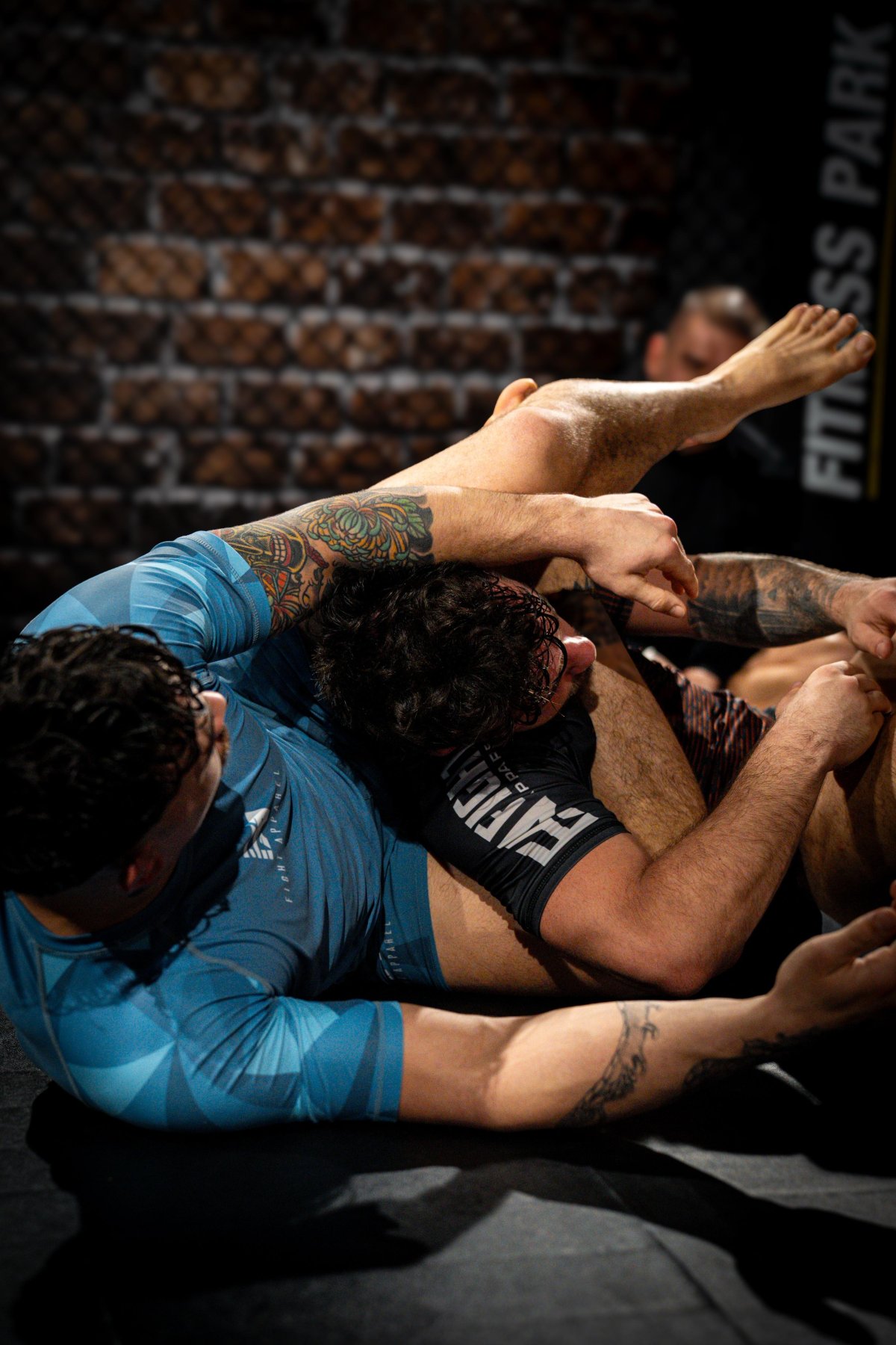 Mettez en pratique vos compétences lors de sparrings encadrés Participants en session de sparring au BP Grappling Camp
