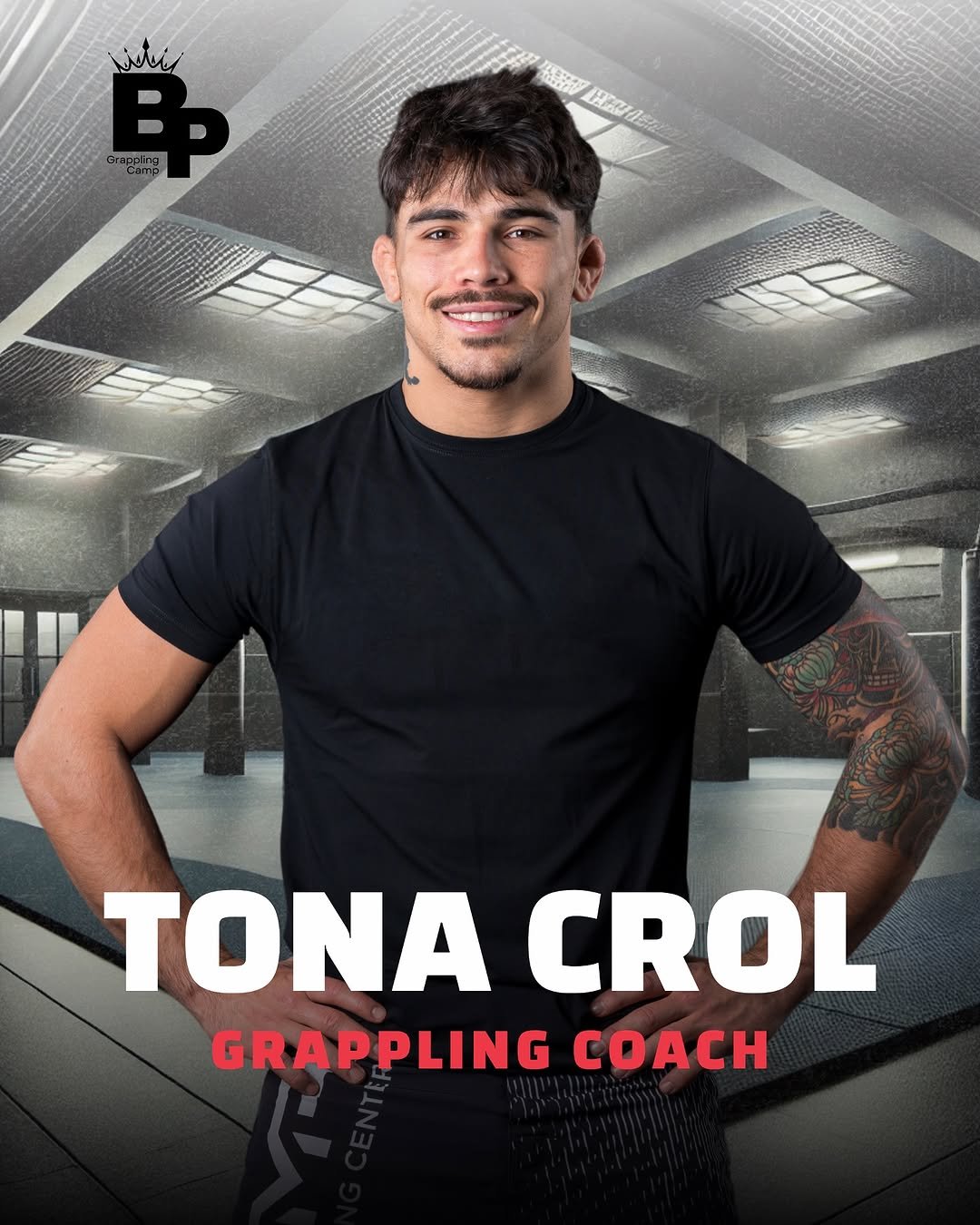 Apprenez auprès de Tona Crol, expert en MMA et grappling, lors du BP Grappling Camp Tona Crol, ceinture noire de Jiu-Jitsu Brésilien et coach à la Fight Move Academy